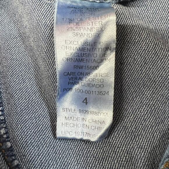 Democracy Ab Technology Jeans Women's Size 4 Dark Wash Blue Denim High Rise - Picture 5 of 8